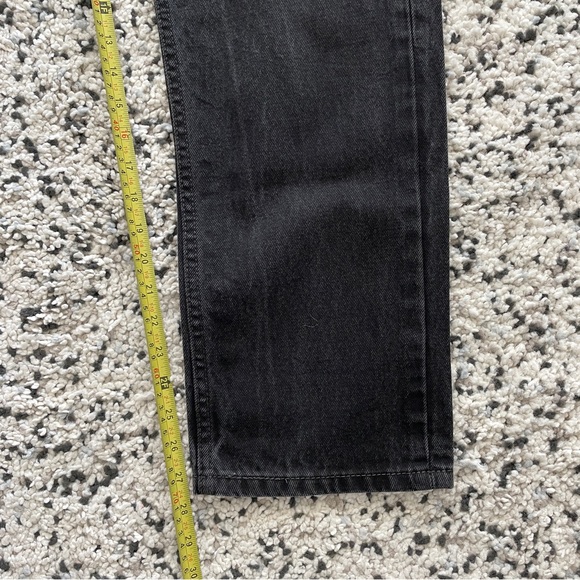 Levi’s 505 Black Jeans 33x30 - Picture 4 of 6